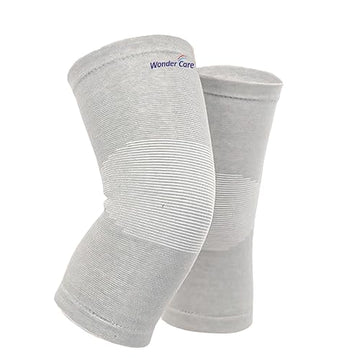Wonder Care bamboo knee compression sleeve for Men and women; copper fit knee sleeve for running, volleyball, gym weightlifting bamboo knee brace made from bamboo yarn