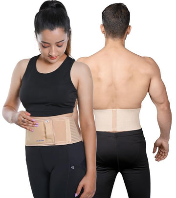 Wonder Care Umbilical Hernia Belt Hernia Support Brace with Removable Compression Pad Navel Hernia Pain Relief for Men & Women, Cotton