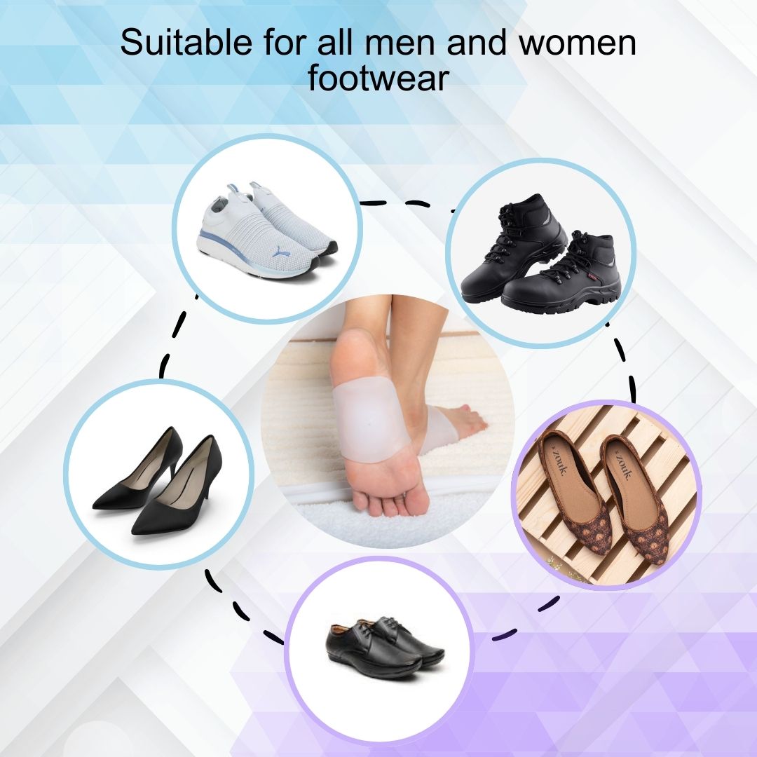 Wonder Care Plantar Fasciitis Archsupport Sleeve | Compression Arch Support Foot Sleeve | Foot Compression Wrap Flat Feet Corrector For Men And Women Pair of 2