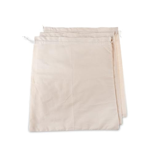 Wonder Care Reusable cotton bags small drawstring pouch cotton cloth bag -Muslin Bags with Drawstring Canvas drawstring bags small- sachet bags Reusable small cloth bags Pouch for Party Home Supplies