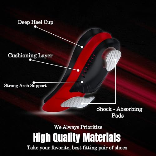 Wonder Care Triple Gel Extra Soft Insole for Shoes Men and Women, Trimmable Arch Support Insoles, Orthopedic Insole for Flat Feet, Breathable Extra Comfort Shock Absorption Sole