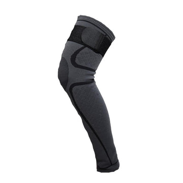 Wonder Care bamboo full leg compression sleeve full knees sleeve for running, volleyball, gym weightlifting bamboo compression leg sleeves knee brace [1Unit,L]