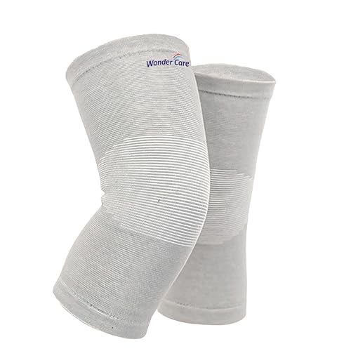Wonder Care bamboo knee compression sleeve for Men and women; copper fit knee sleeve for running, volleyball, gym weightlifting bamboo knee brace made from bamboo yarn