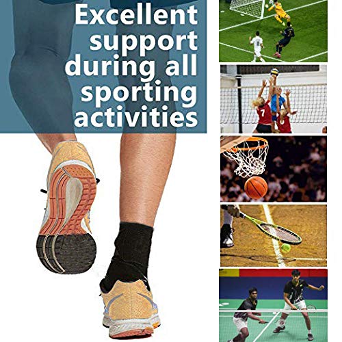Wonder Care- Ankle Brace Adjustable Breathable Ankle Support with Elastic Fabric, Compression Ankle Wrap for Sports Protect, Ankle Sprain, Plantar Fasciitis