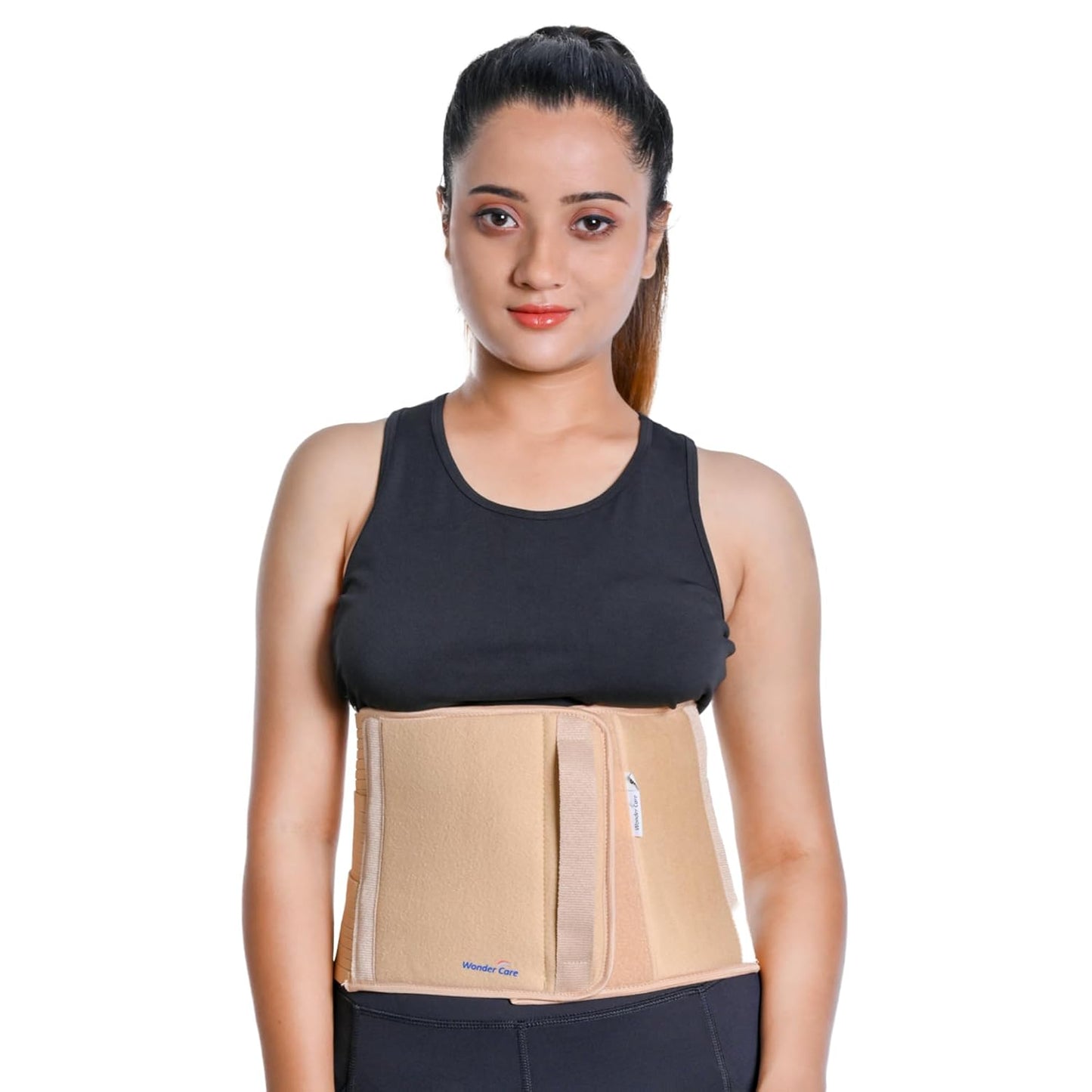 Wonder Care Abdominal Binder Tummy Trimmer Post Pregnancy Waist Support Belt-Large