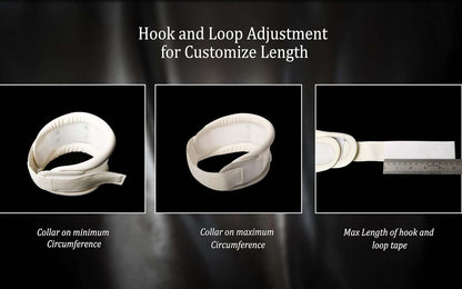 WC- Hard Cervical Collar Neck Support Brace for Neck Pain, Cervical Collar used for supporting, immobilizing or adjusting the neck in the flexion, Hard Cervical Neck Brace Reduce Neck Pain Size-S