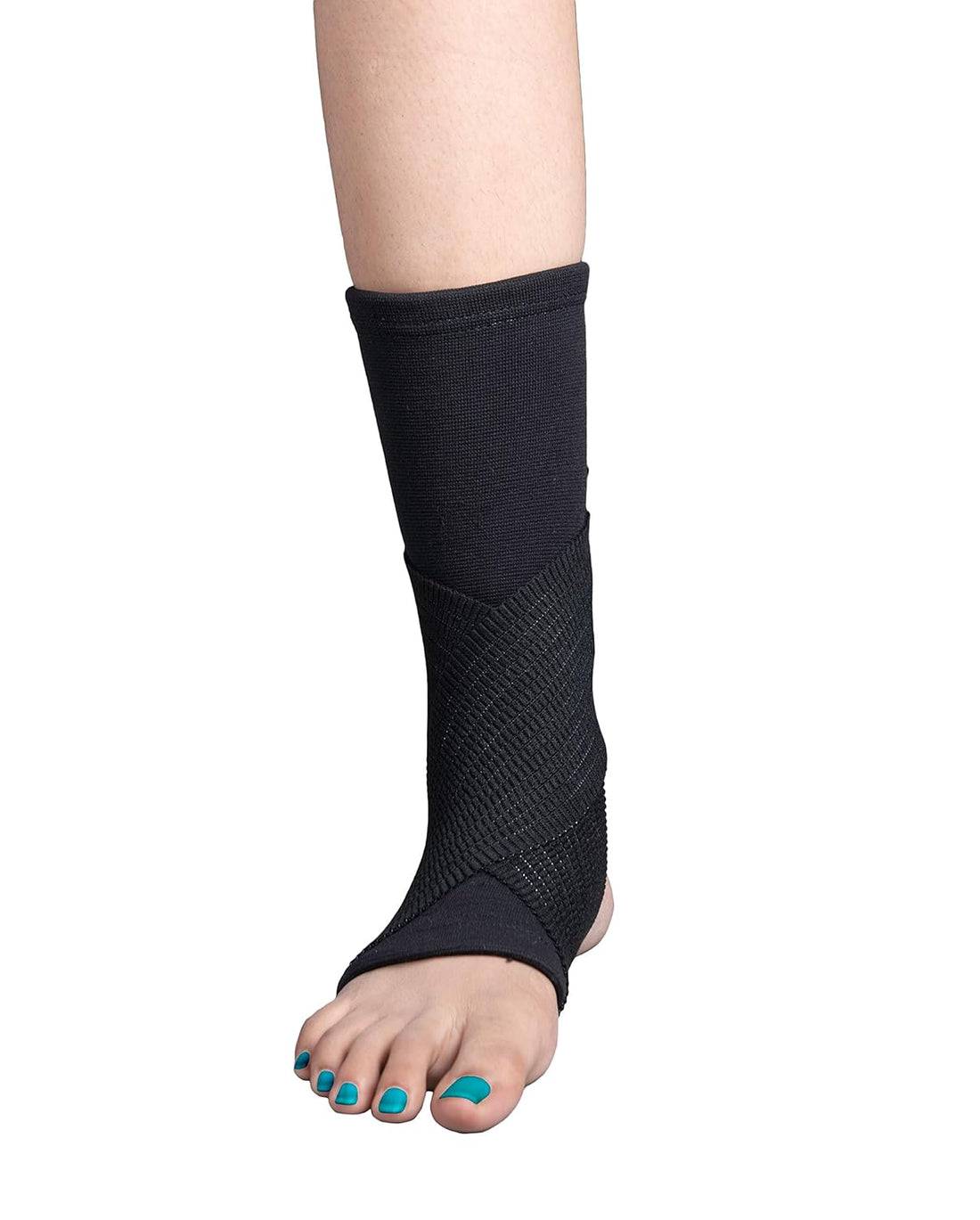 Wonder Care- Ankle Brace Adjustable Breathable Ankle Support with Elastic Fabric, Compression Ankle Wrap for Sports Protect, Ankle Sprain, Plantar Fasciitis
