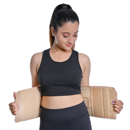 Wonder Care Abdominal Binder Tummy Trimmer Post Pregnancy Waist Support Belt-Large