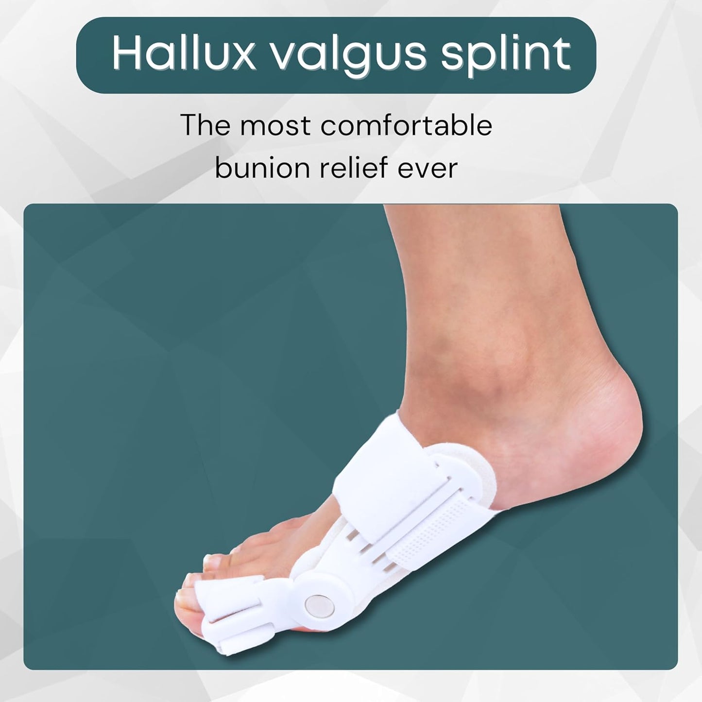 Wonder Care Bunion Splint for men and women Orthopedic Bunion Toe Straightener Hallux Valgus Constructed for Toe Alignment and Pain Relief Toe Corrector