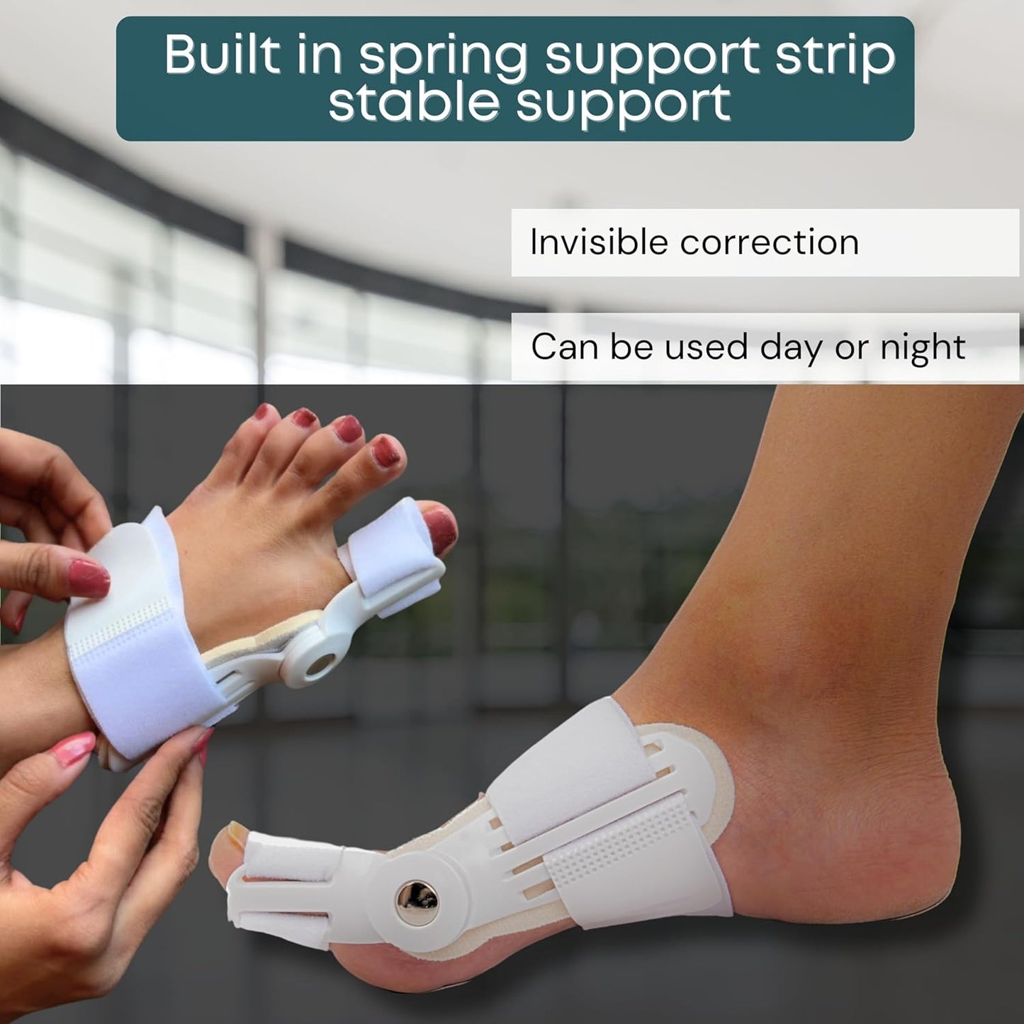 Wonder Care Bunion Splint for men and women Orthopedic Bunion Toe Straightener Hallux Valgus Constructed for Toe Alignment and Pain Relief Toe Corrector